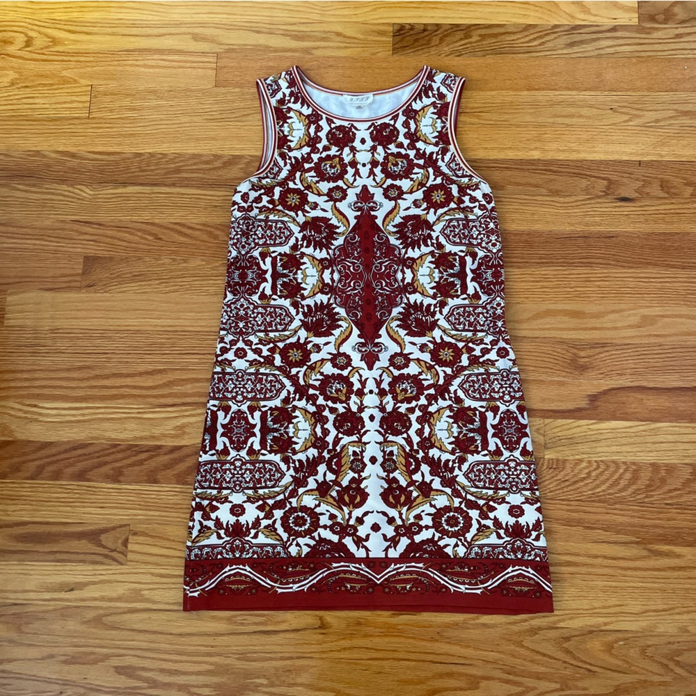 Max Studio Russian Floral Pattern Mini Dress - image 5